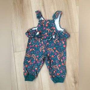 Vintage Paisley Jean Overalls